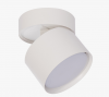 Lampa sufitowa natynkowa tuba regulowana spot sufitowy aluminium biały KENDAL LP-6331/1SM WH movable Light Prestige